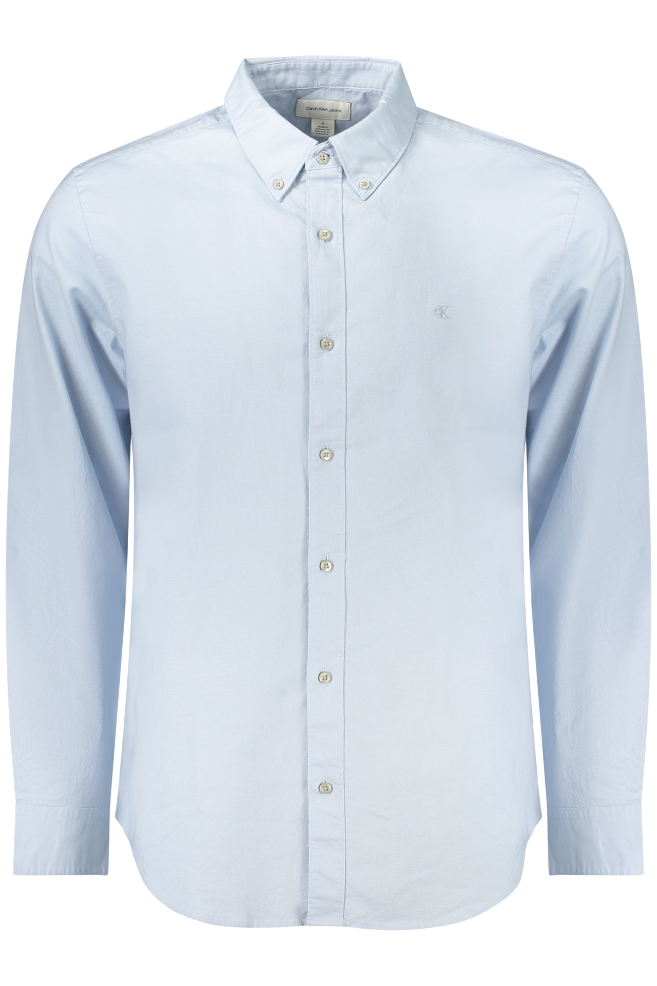 CALVIN KLEIN CAMICIA MANICHE LUNGHE UOMO AZZURRO