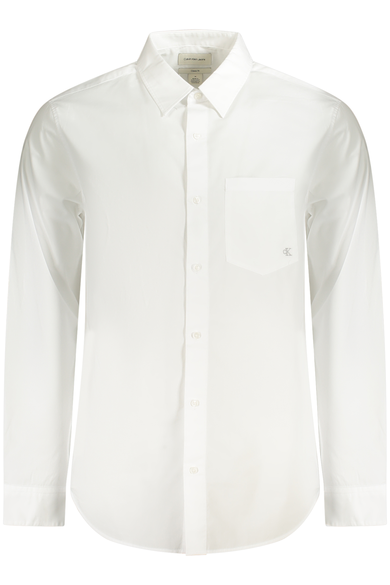 CALVIN KLEIN CAMICIA MANICHE LUNGHE UOMO BIANCO