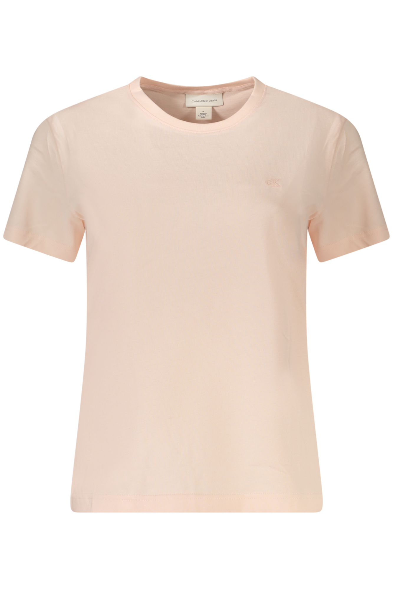 CALVIN KLEIN T-SHIRT MANICHE CORTE DONNA ROSA