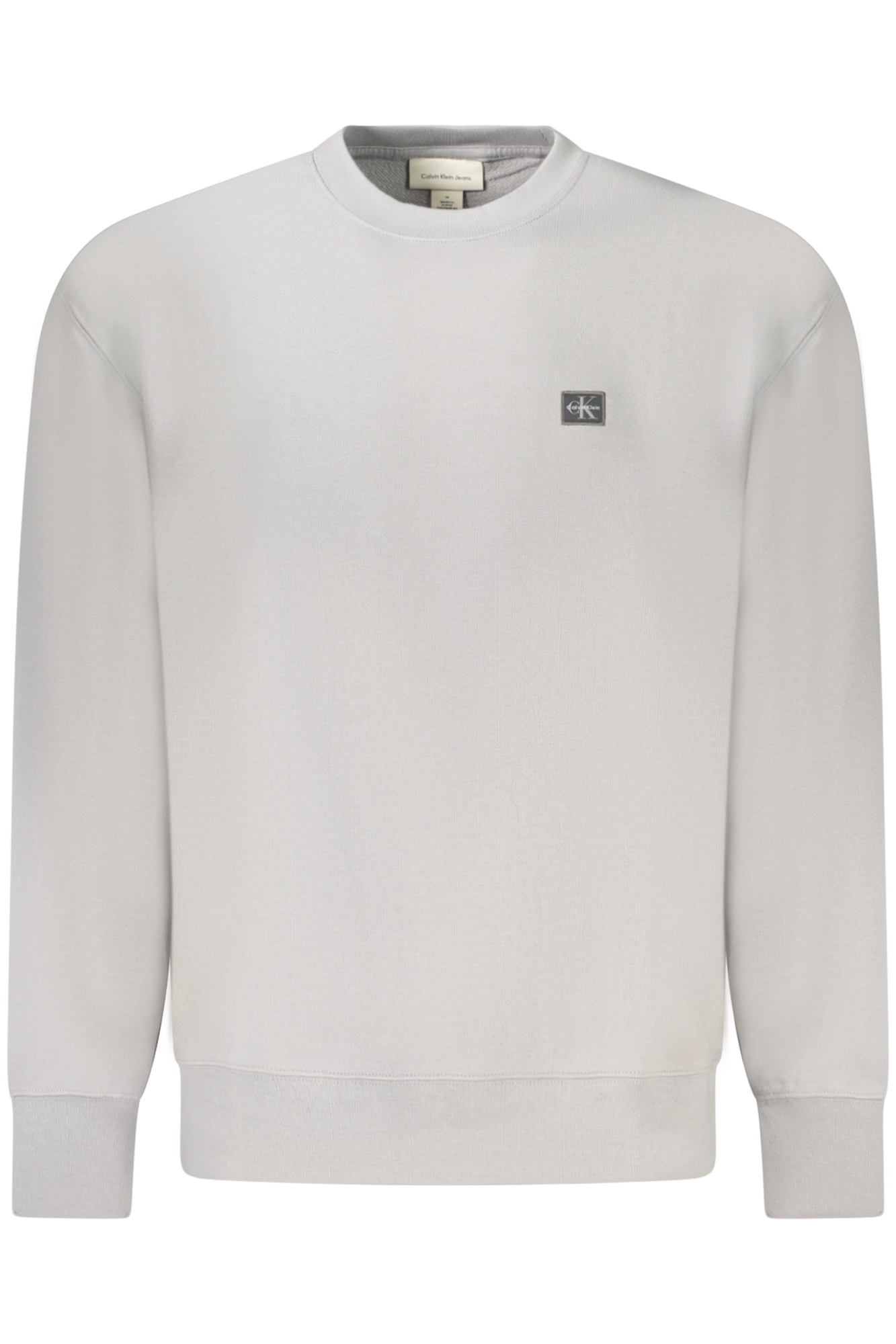 CALVIN KLEIN FELPA SENZA ZIP UOMO GRIGIO