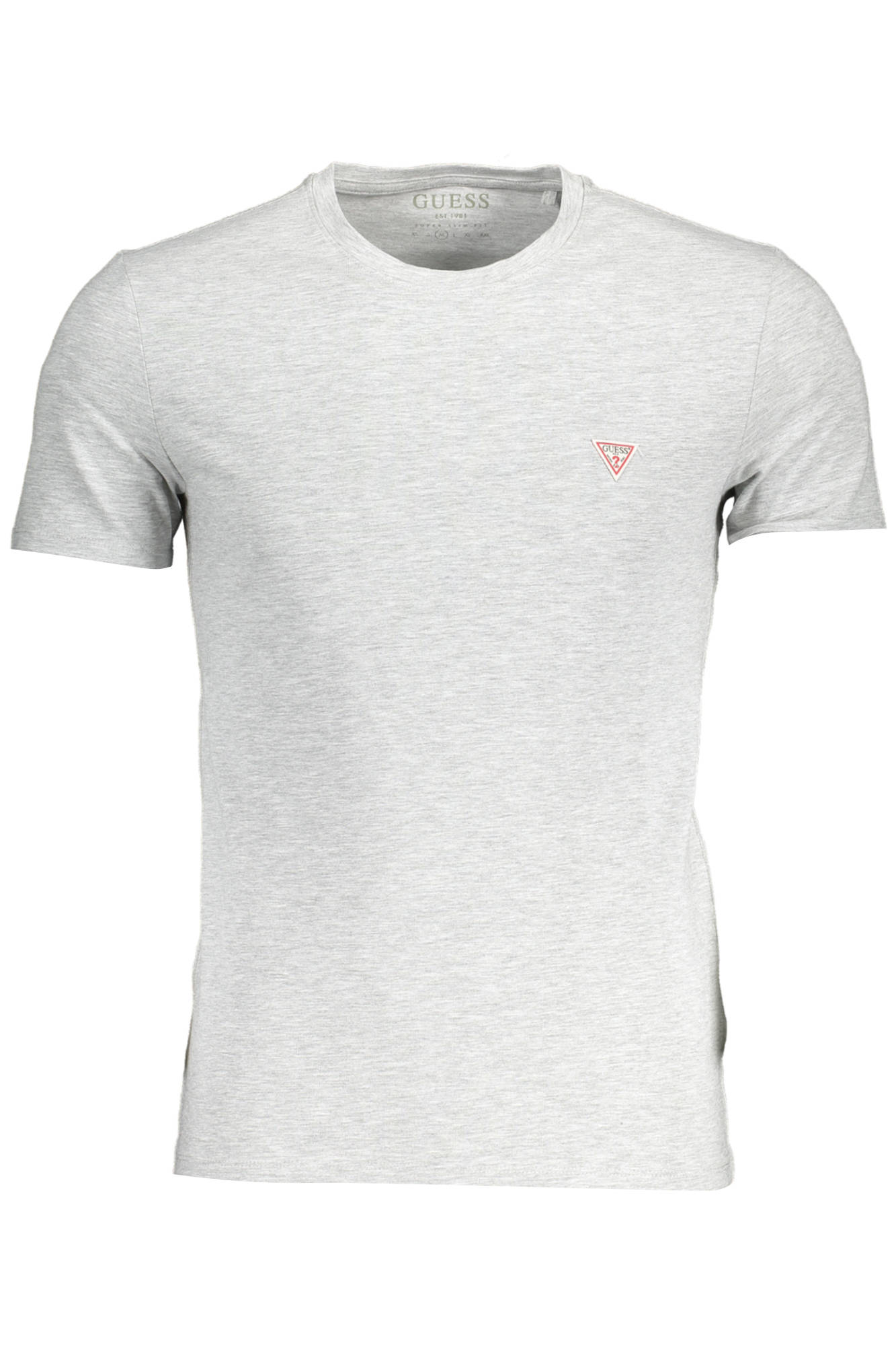GUESS JEANS T-SHIRT MANICHE CORTE UOMO GRIGIO
