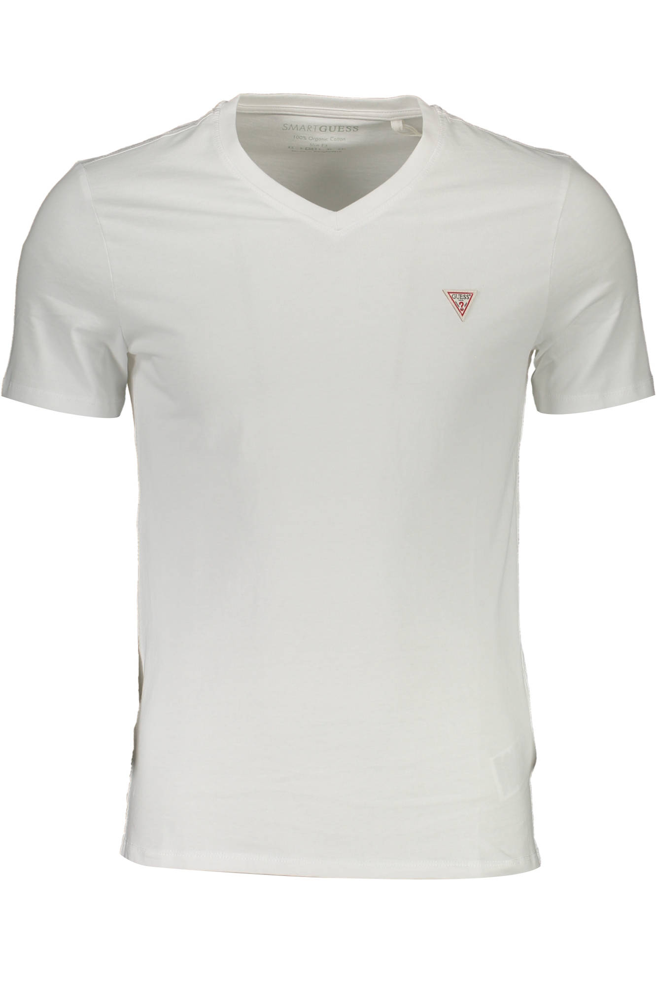 GUESS JEANS T-SHIRT MANICHE CORTE UOMO BIANCO