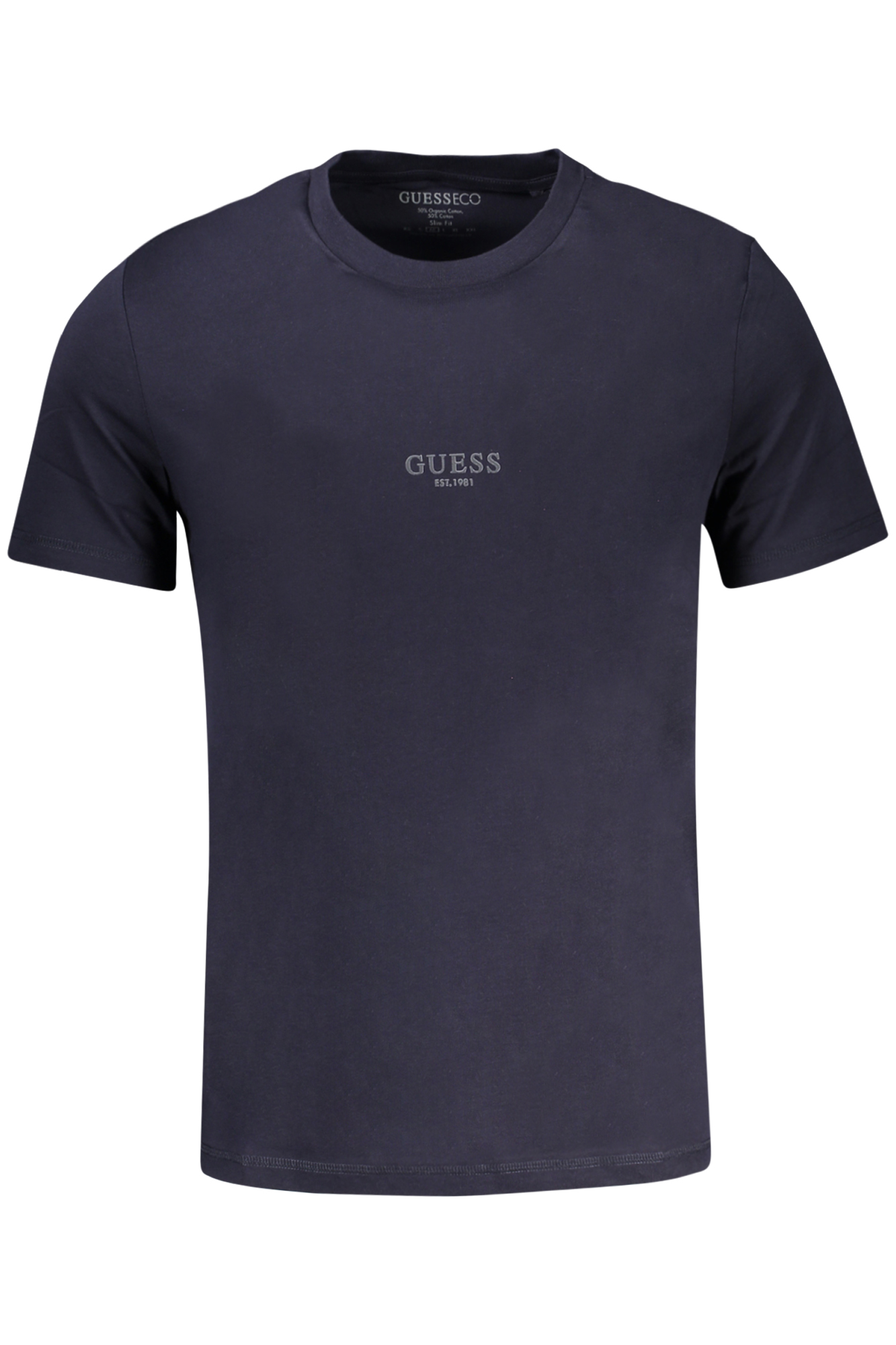 GUESS JEANS T-SHIRT MANICHE CORTE UOMO BLU