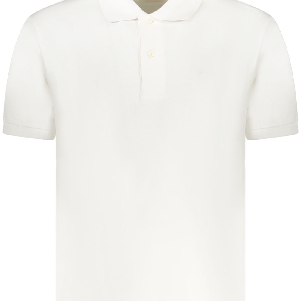 GUESS JEANS POLO MANICHE CORTE UOMO BIANCO