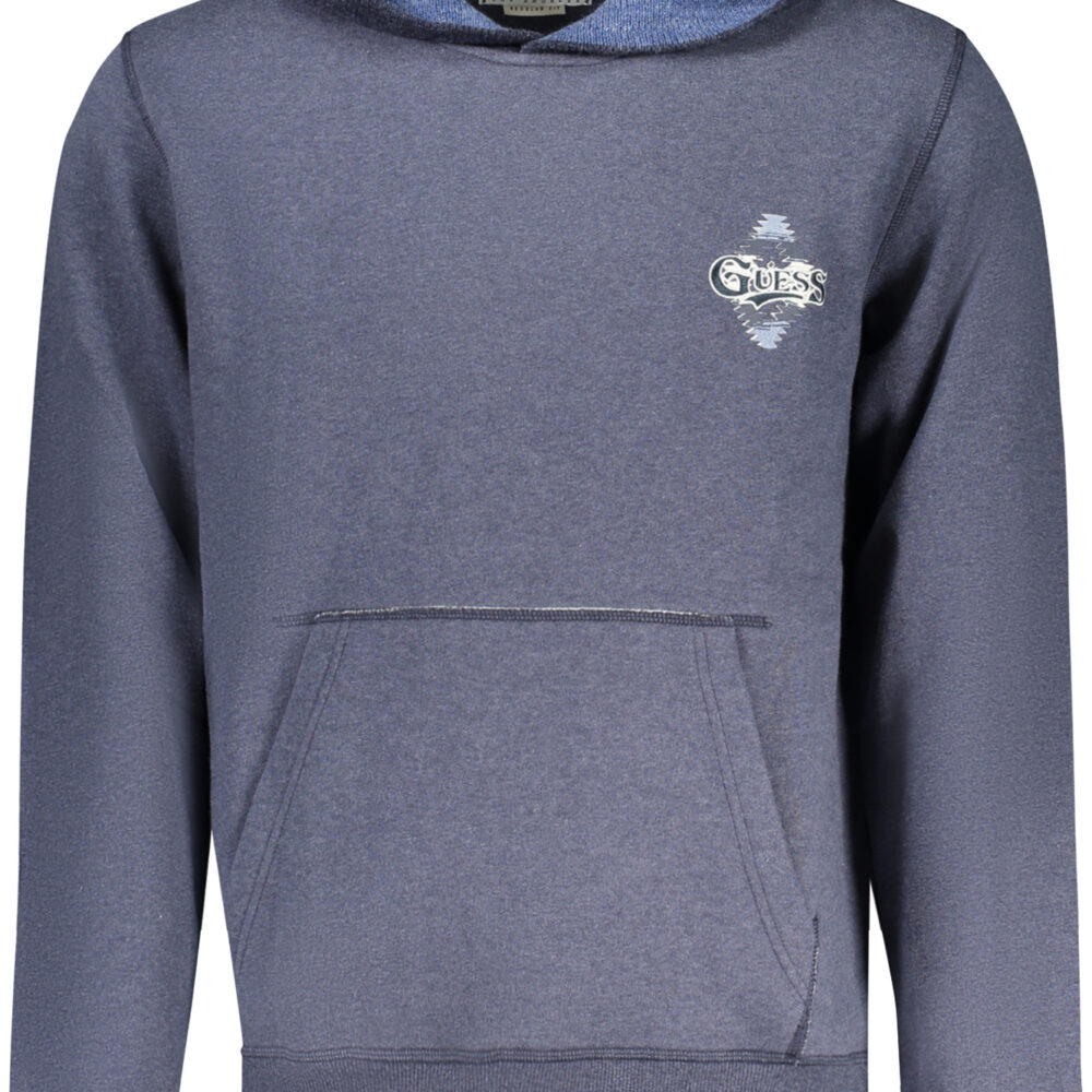 GUESS JEANS FELPA SENZA ZIP UOMO BLU