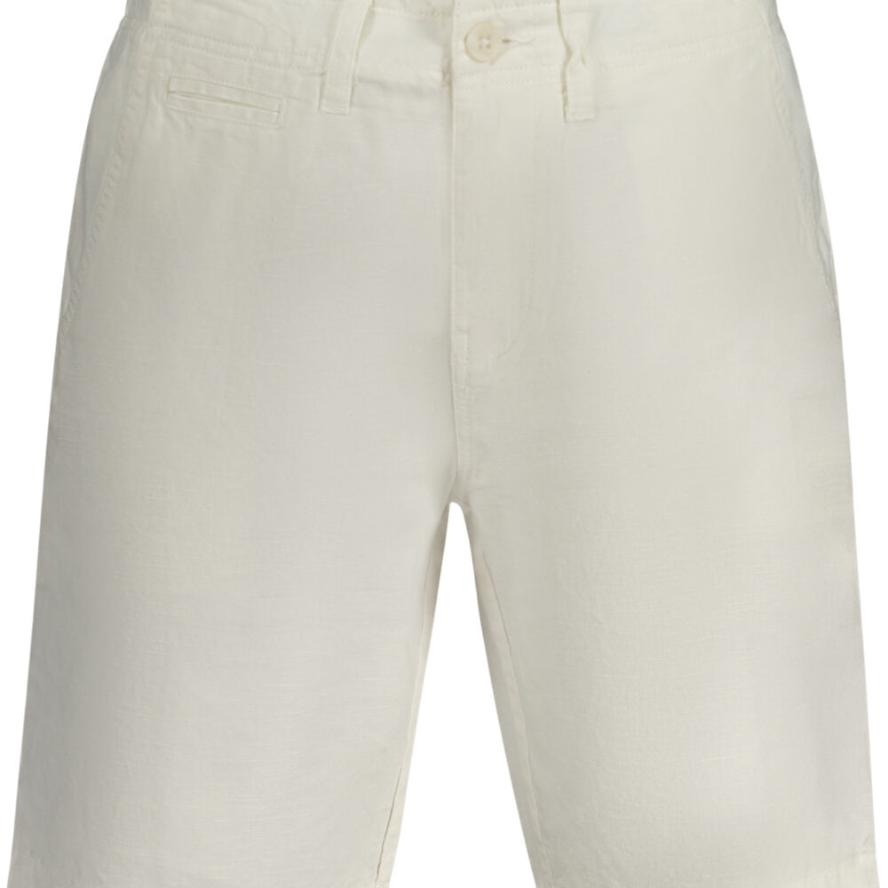 GUESS JEANS PANTALONE BERMUDA UOMO BIANCO