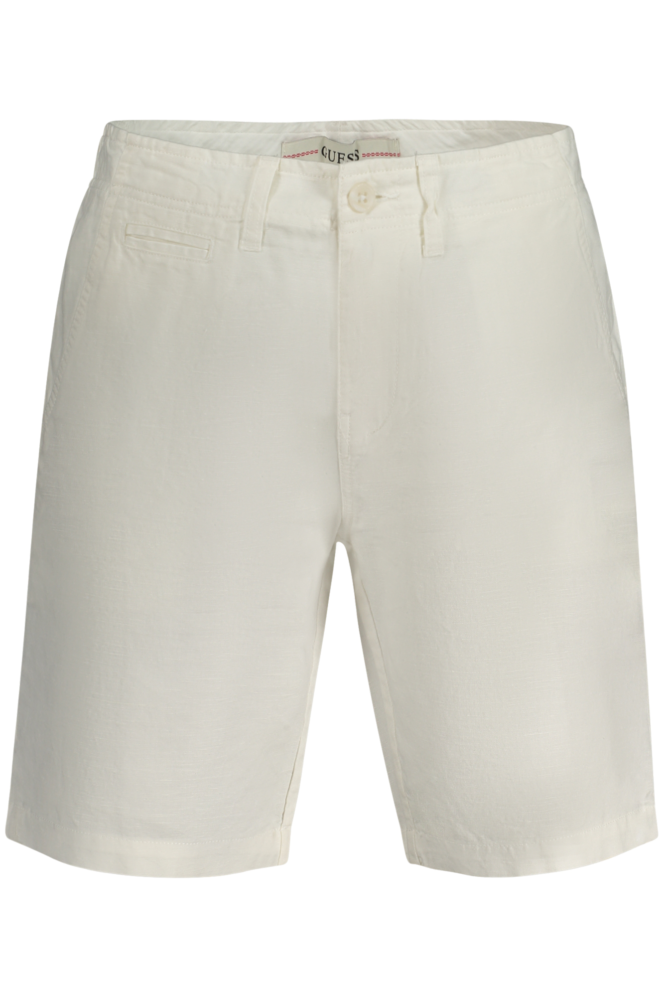 GUESS JEANS PANTALONE BERMUDA UOMO BIANCO