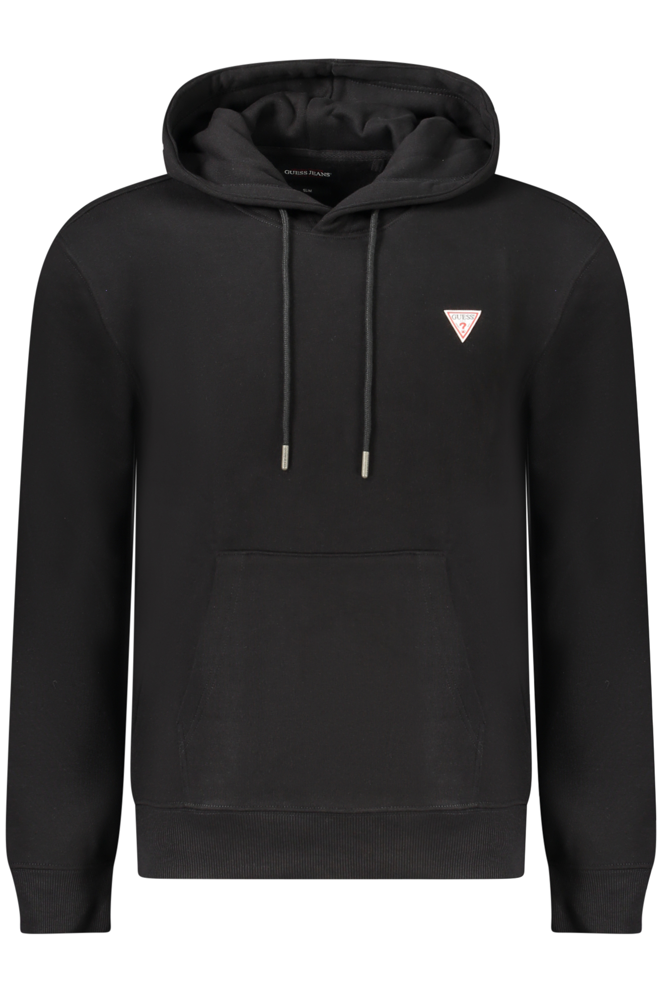 GUESS JEANS FELPA SENZA ZIP UOMO NERO