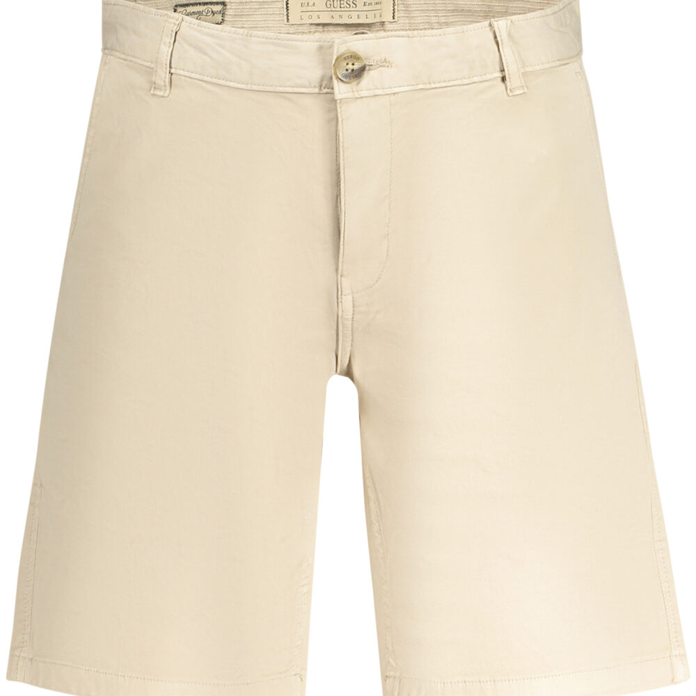 GUESS JEANS PANTALONE BERMUDA UOMO BEIGE