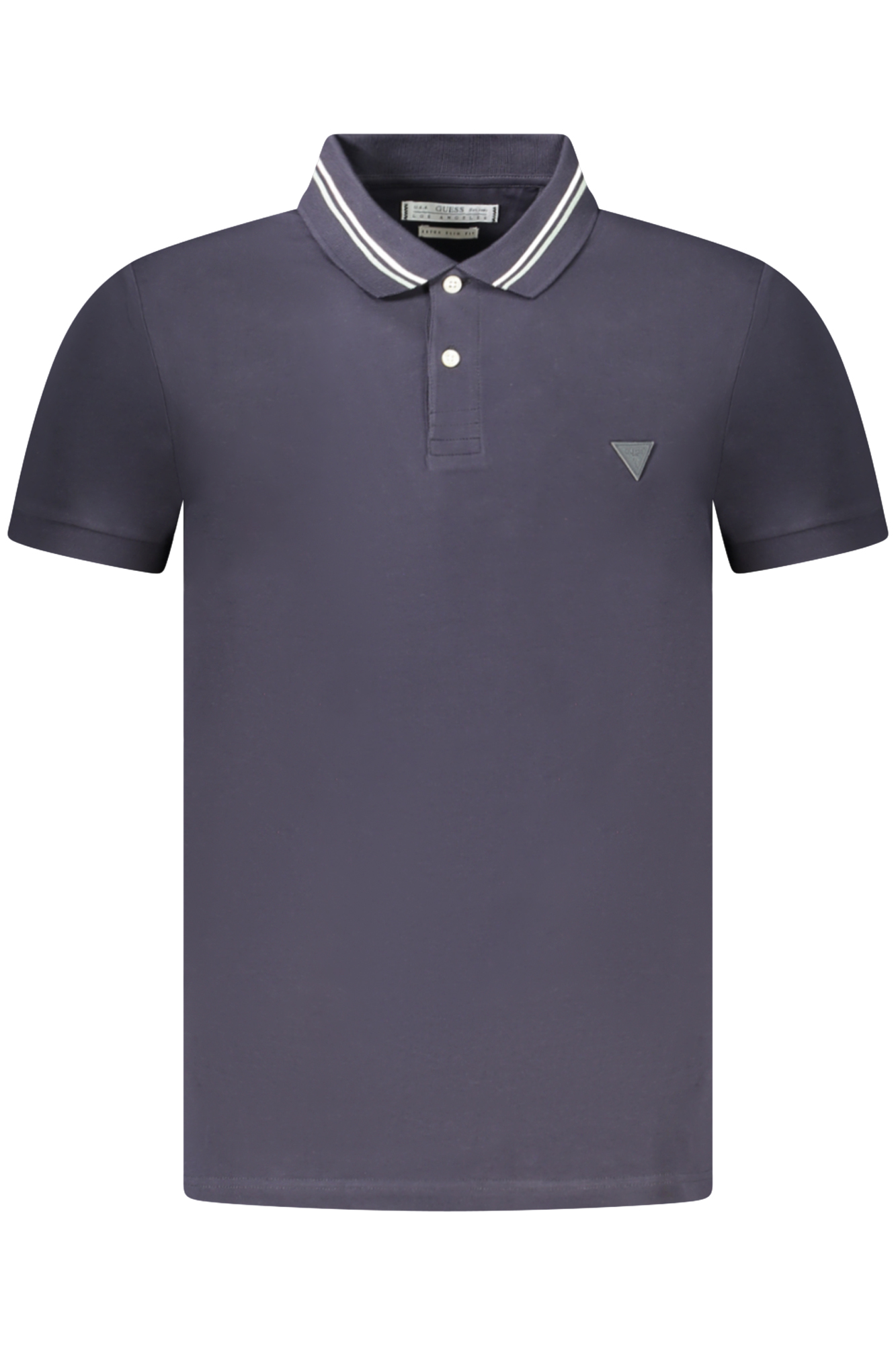 GUESS JEANS POLO MANICHE CORTE UOMO BLU