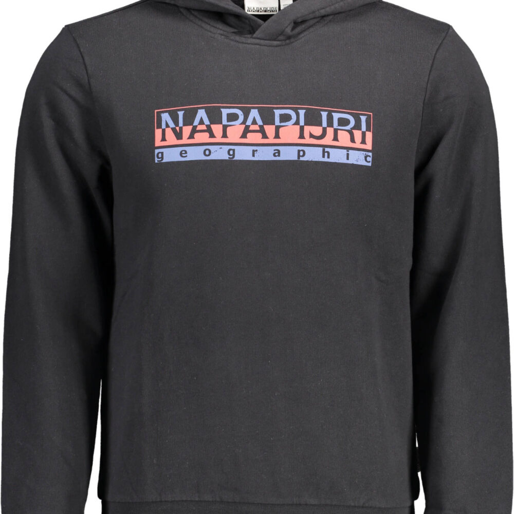 NAPAPIJRI FELPA SENZA ZIP UOMO NERO