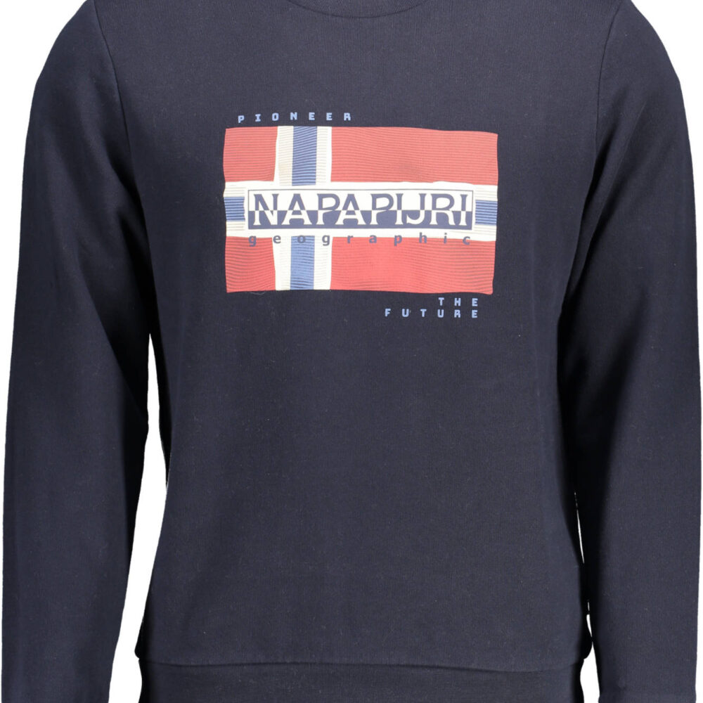 NAPAPIJRI FELPA SENZA ZIP UOMO BLU