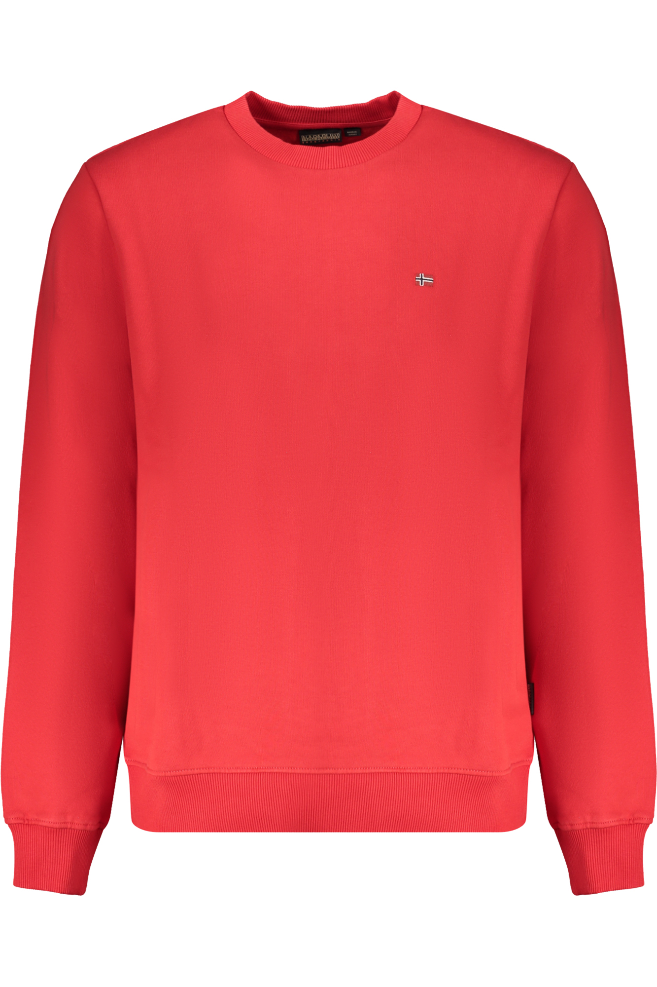 NAPAPIJRI FELPA SENZA ZIP UOMO ROSSO