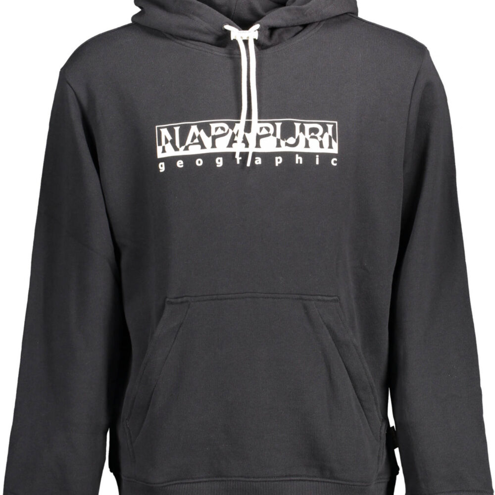 NAPAPIJRI FELPA SENZA ZIP UOMO NERO