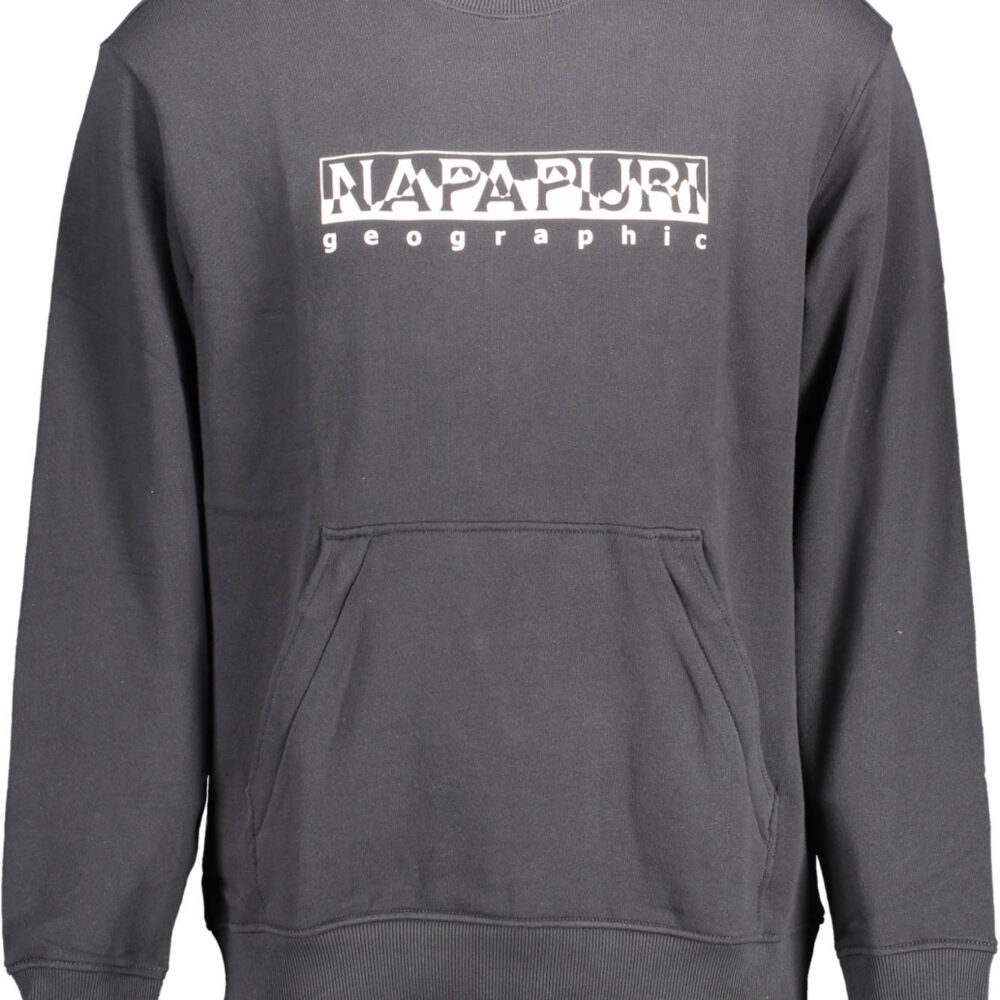 NAPAPIJRI FELPA SENZA ZIP UOMO NERO