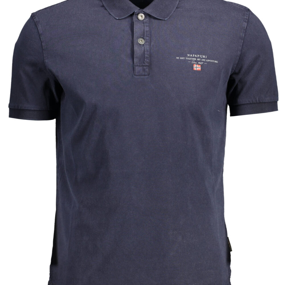 NAPAPIJRI POLO MANICHE CORTE UOMO BLU