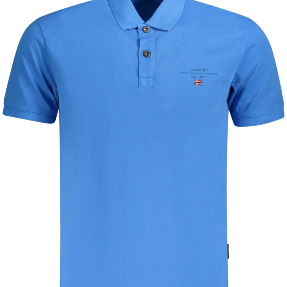 NAPAPIJRI POLO MANICHE CORTE UOMO BLU