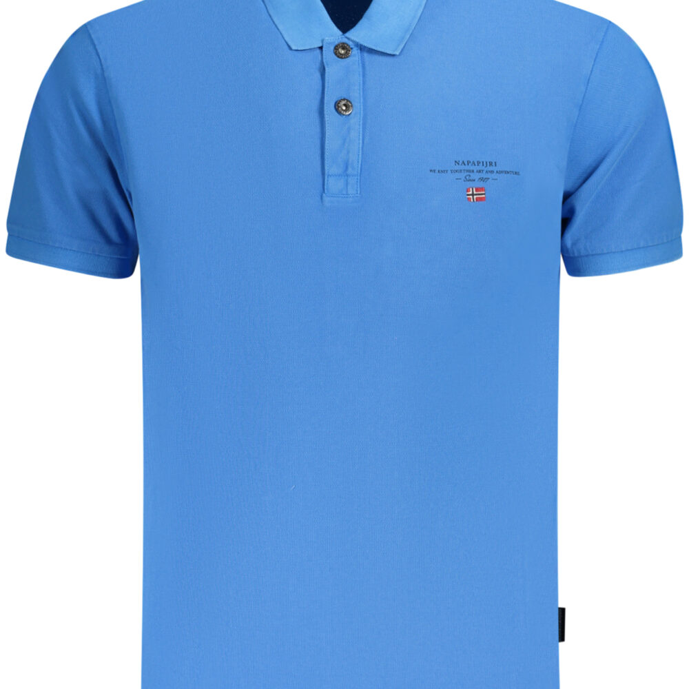 NAPAPIJRI POLO MANICHE CORTE UOMO BLU
