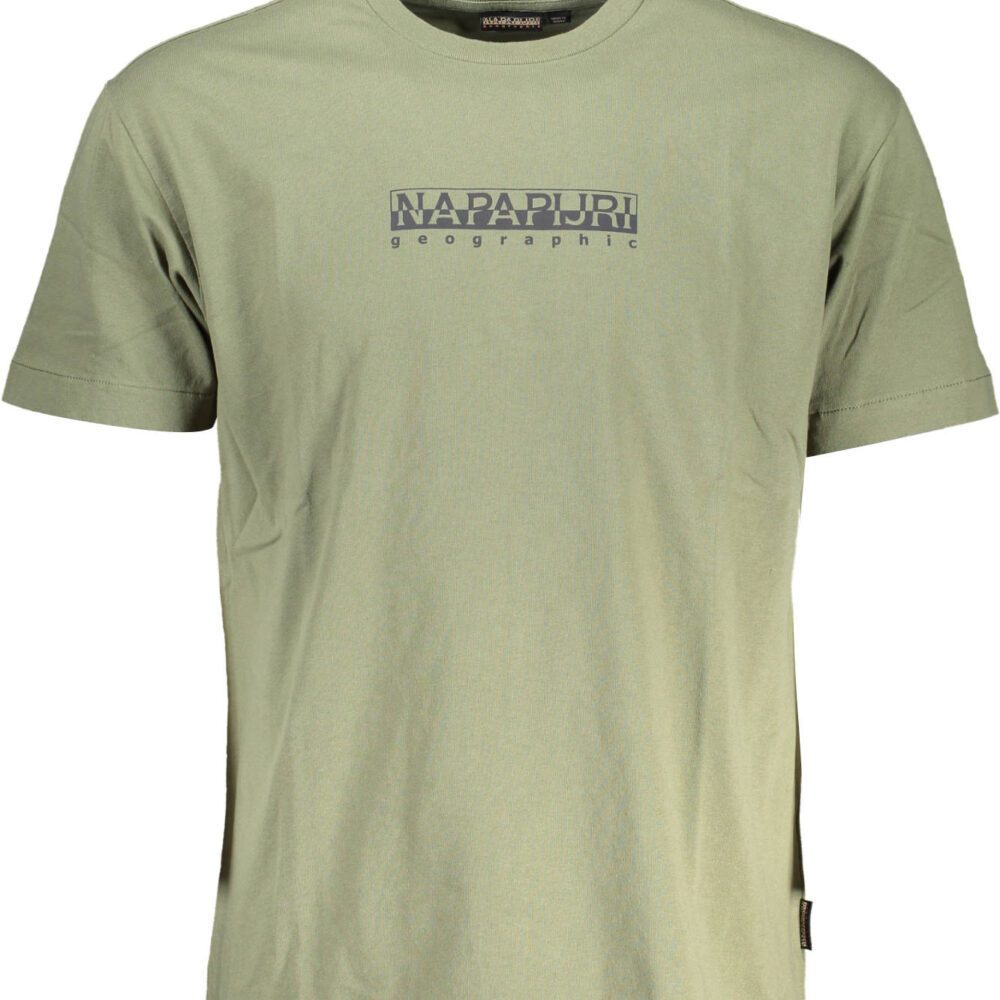 NAPAPIJRI T-SHIRT MANICHE CORTE UOMO VERDE