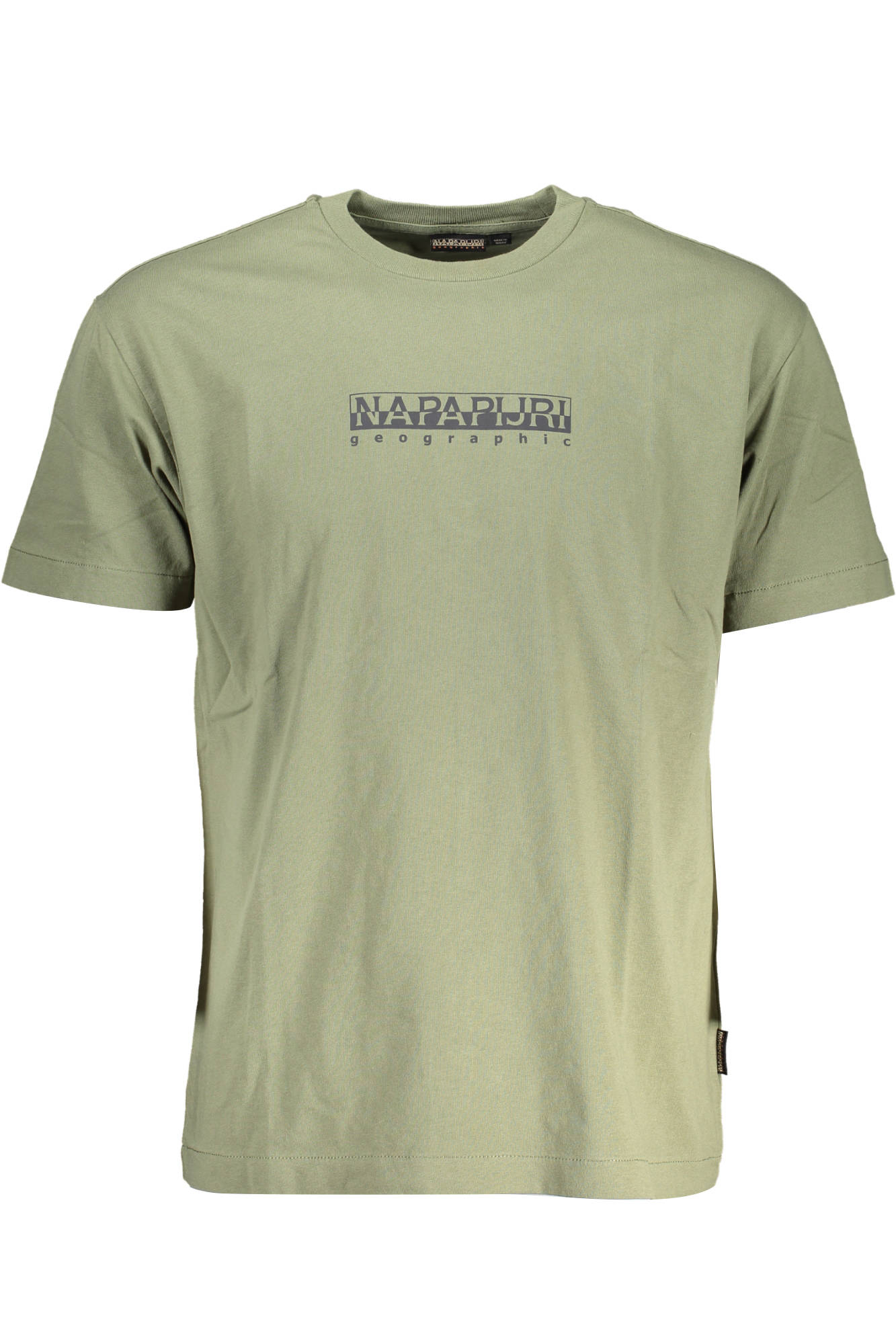 NAPAPIJRI T-SHIRT MANICHE CORTE UOMO VERDE