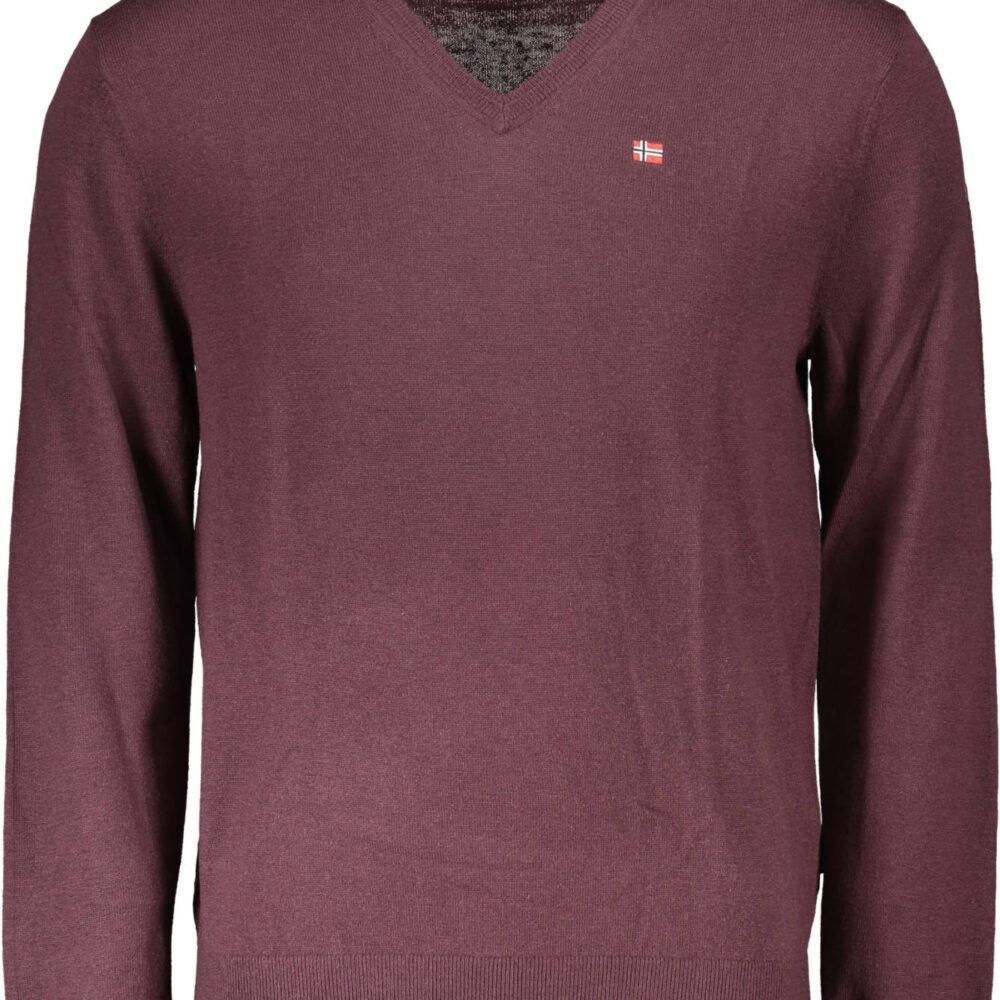 NAPAPIJRI MAGLIONE UOMO ROSSO