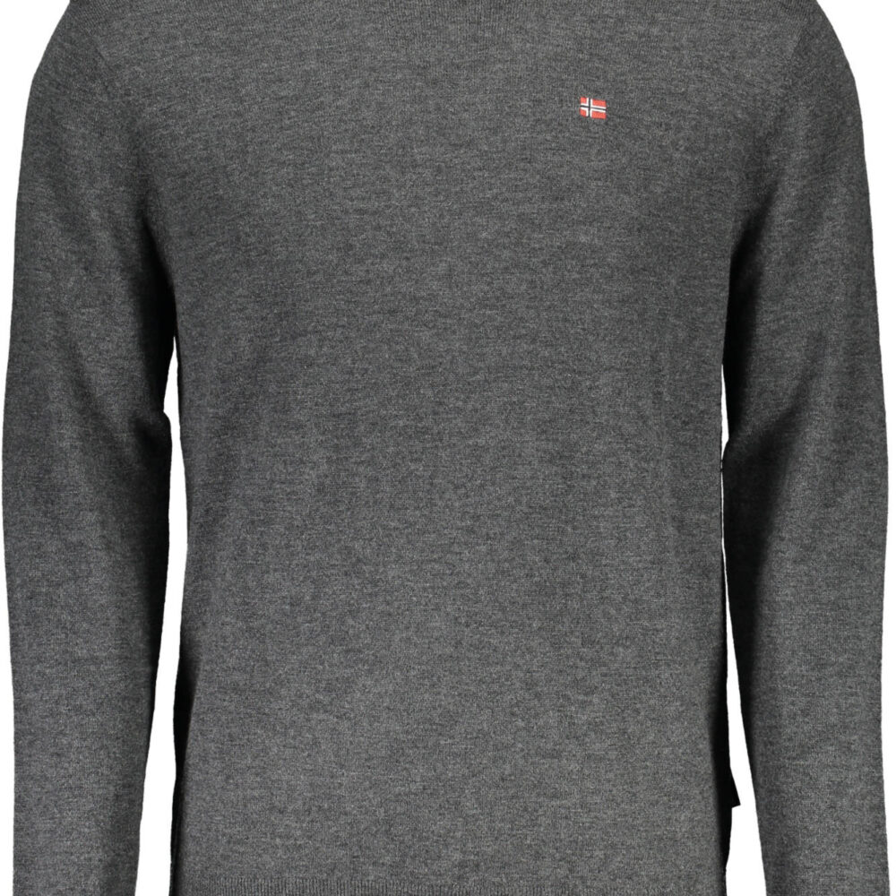 NAPAPIJRI MAGLIONE UOMO GRIGIO
