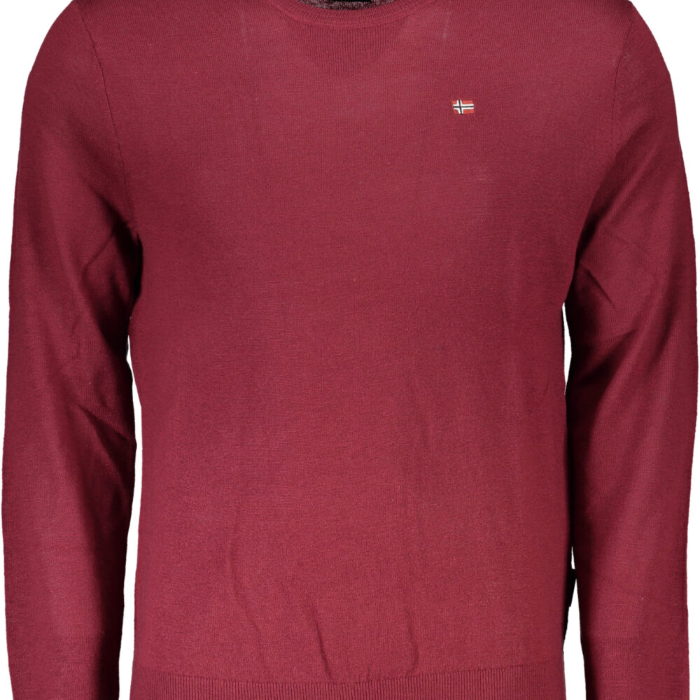 NAPAPIJRI MAGLIONE UOMO ROSSO