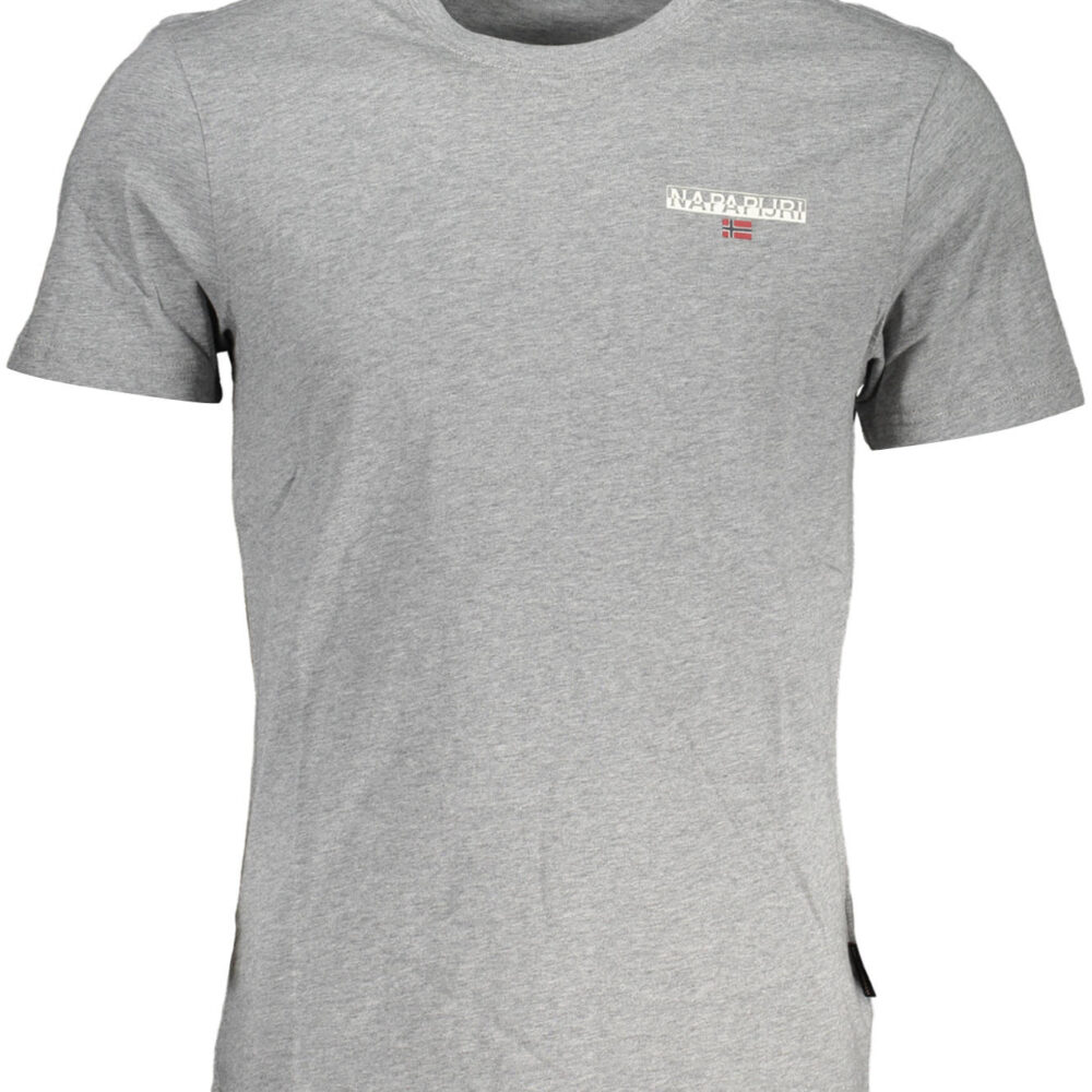 NAPAPIJRI T-SHIRT MANICHE CORTE UOMO GRIGIO