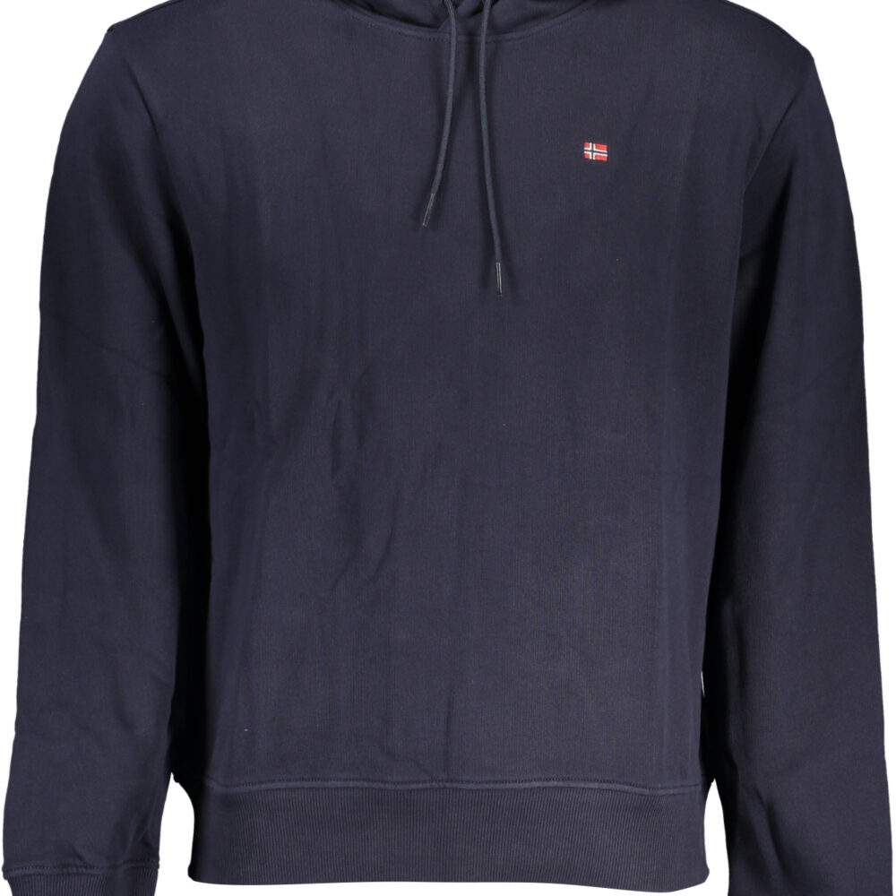 NAPAPIJRI FELPA CON ZIP UOMO BLU