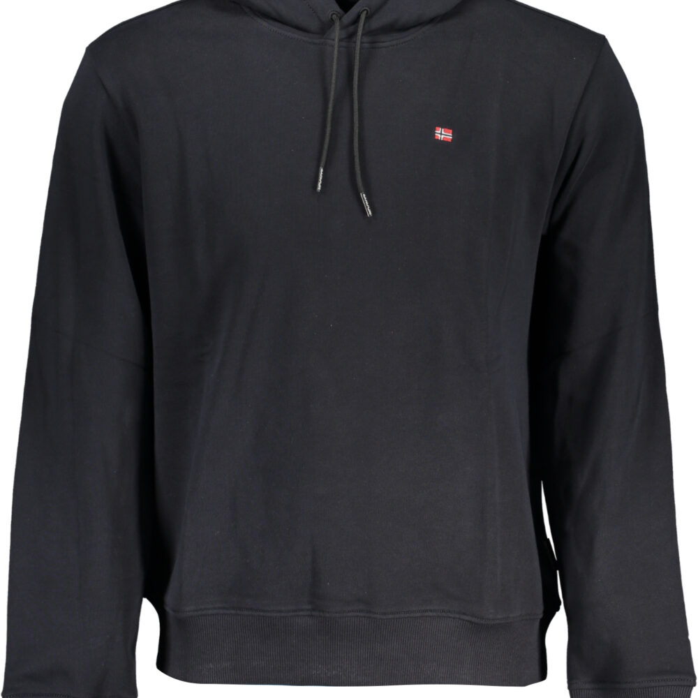 NAPAPIJRI FELPA CON ZIP UOMO NERO