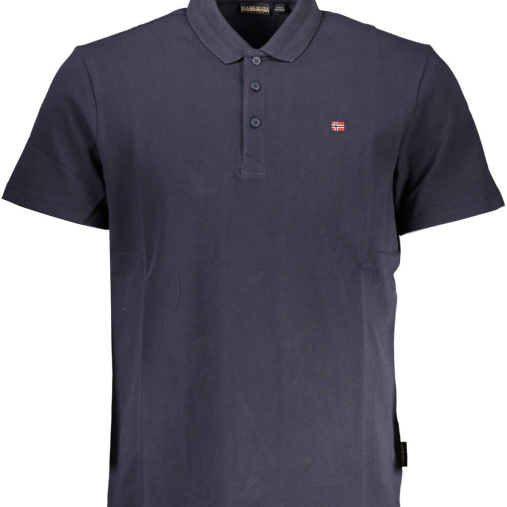 NAPAPIJRI POLO MANICHE CORTE UOMO BLU