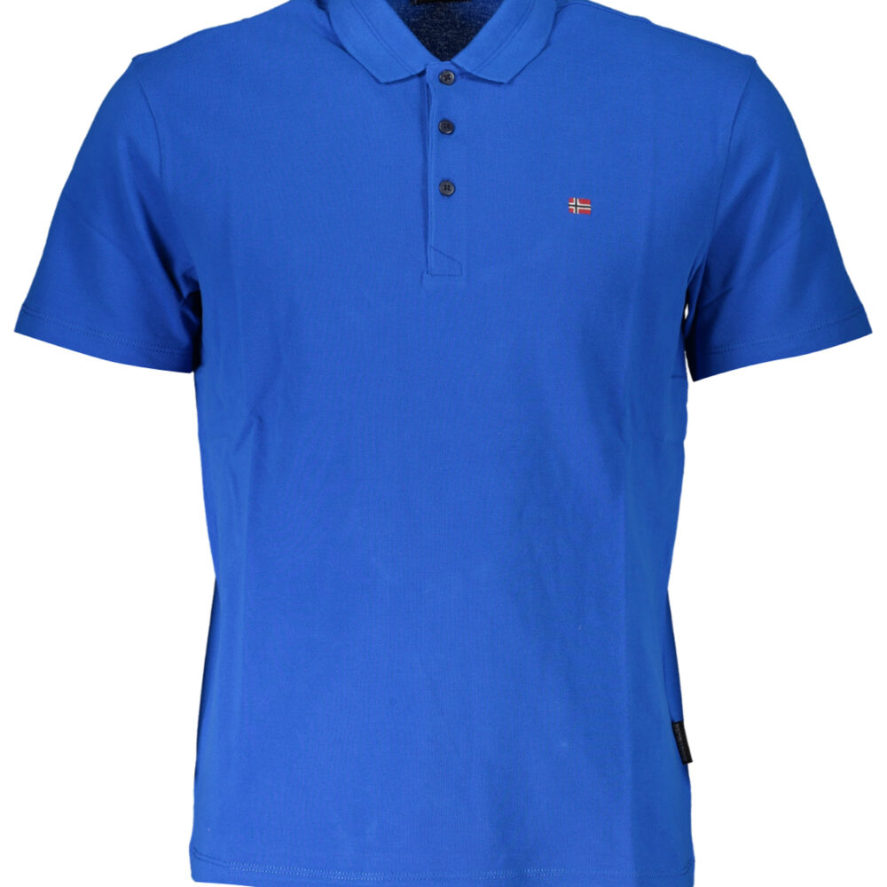NAPAPIJRI POLO MANICHE CORTE UOMO BLU