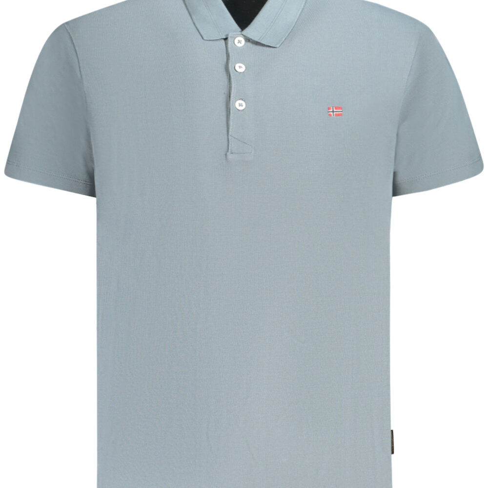 NAPAPIJRI POLO MANICHE CORTE UOMO GRIGIO