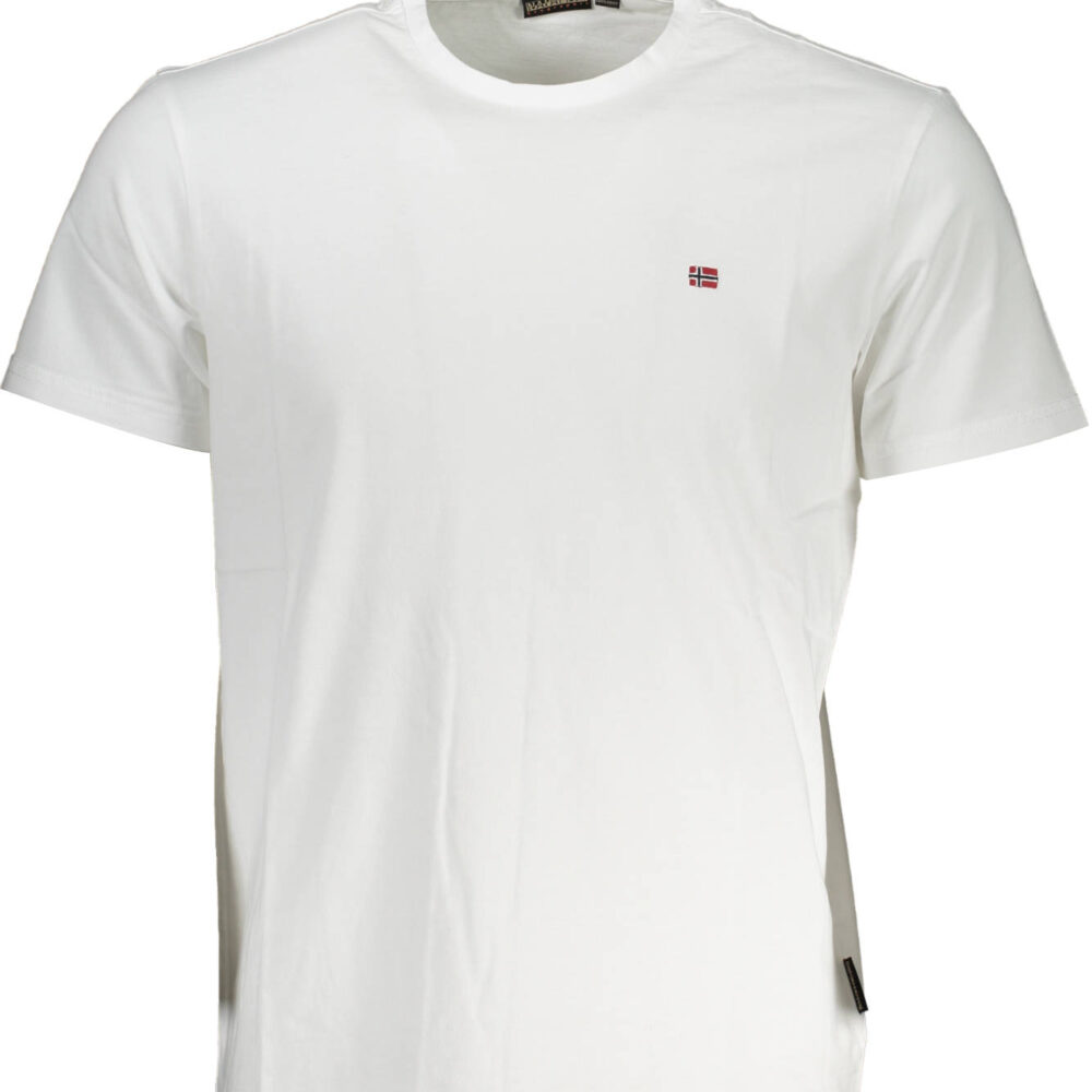 NAPAPIJRI T-SHIRT MANICHE CORTE UOMO BIANCO