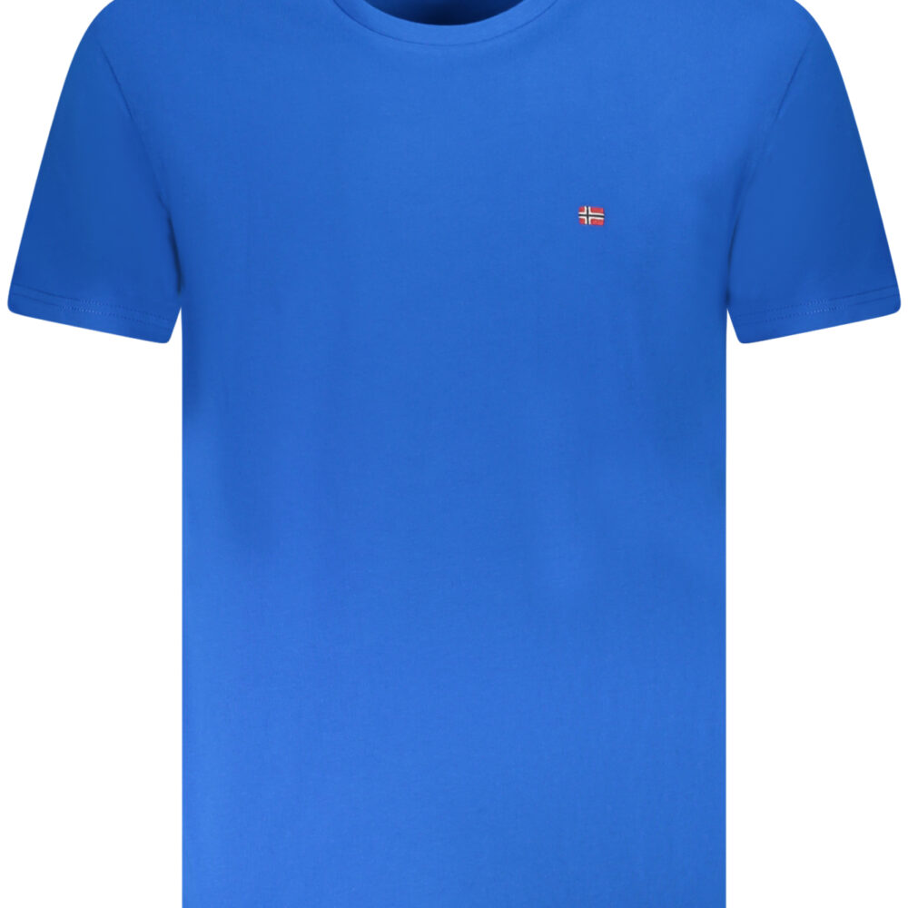 NAPAPIJRI T-SHIRT MANICHE CORTE UOMO AZZURRO
