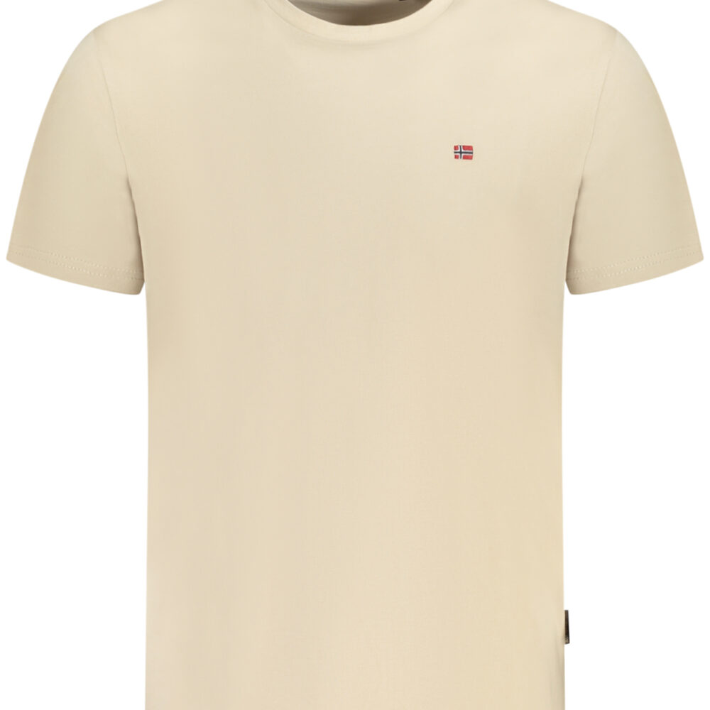 NAPAPIJRI T-SHIRT MANICHE CORTE UOMO BEIGE