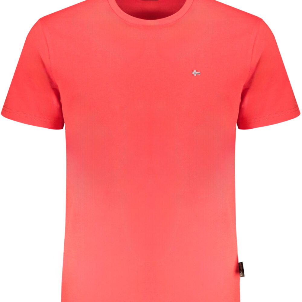 NAPAPIJRI T-SHIRT MANICHE CORTE UOMO ROSSO
