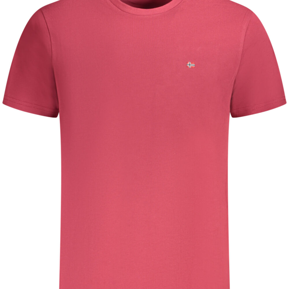 NAPAPIJRI T-SHIRT MANICHE CORTE UOMO ROSSO