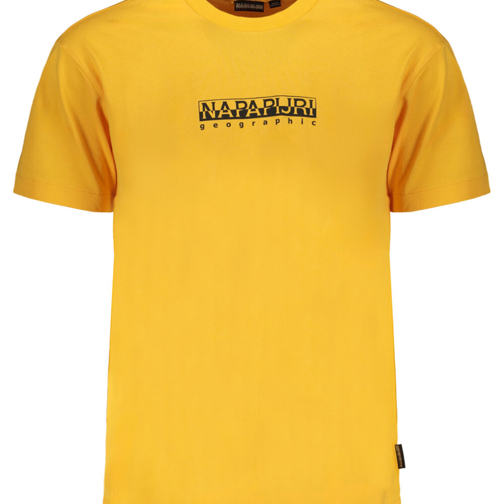 NAPAPIJRI T-SHIRT MANICHE CORTE UOMO ARANCIO