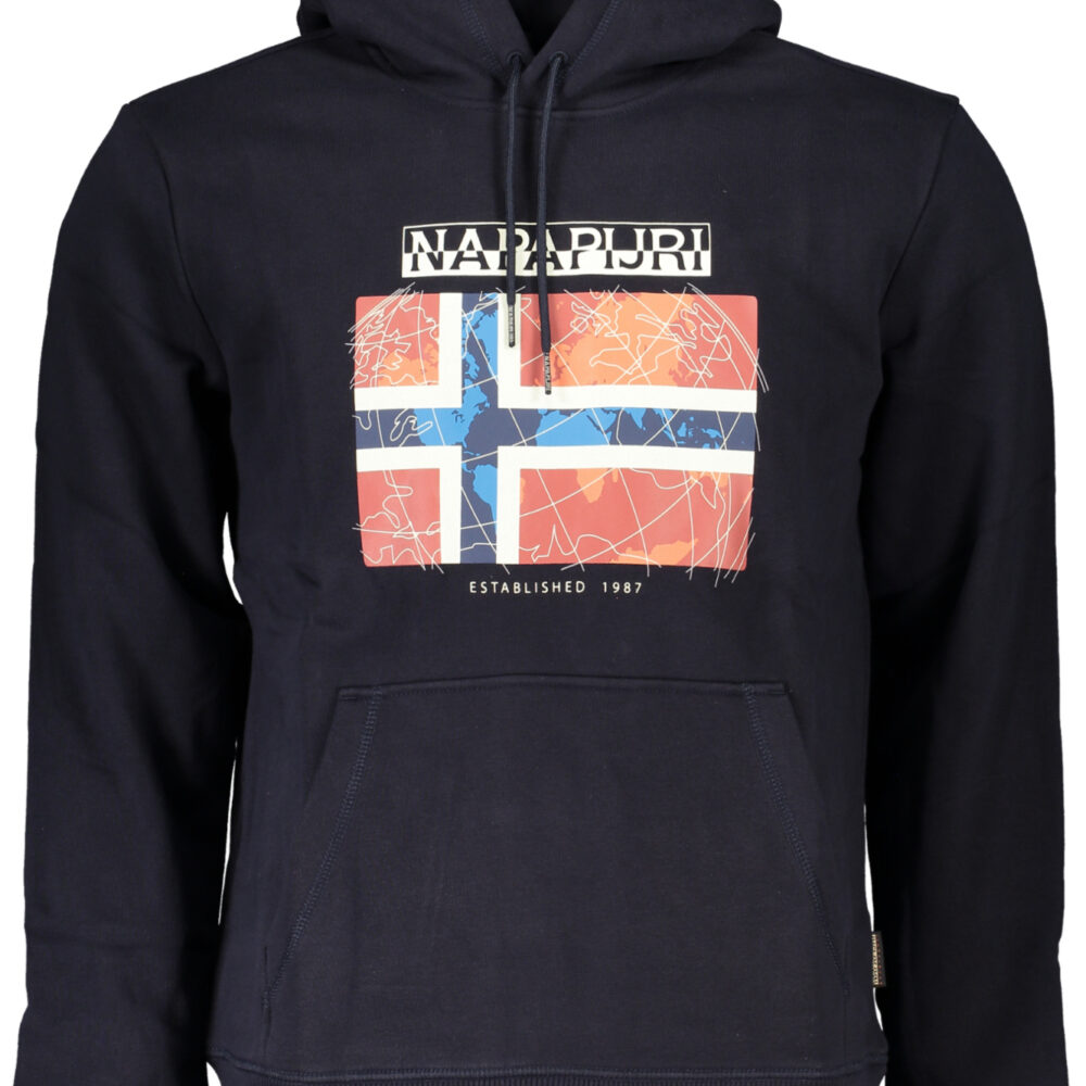 NAPAPIJRI FELPA SENZA ZIP UOMO BLU