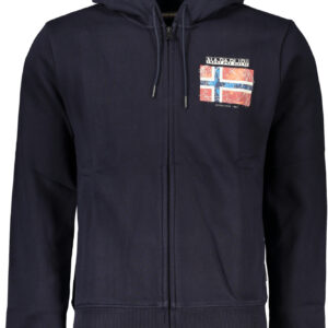 NAPAPIJRI FELPA CON ZIP UOMO BLU