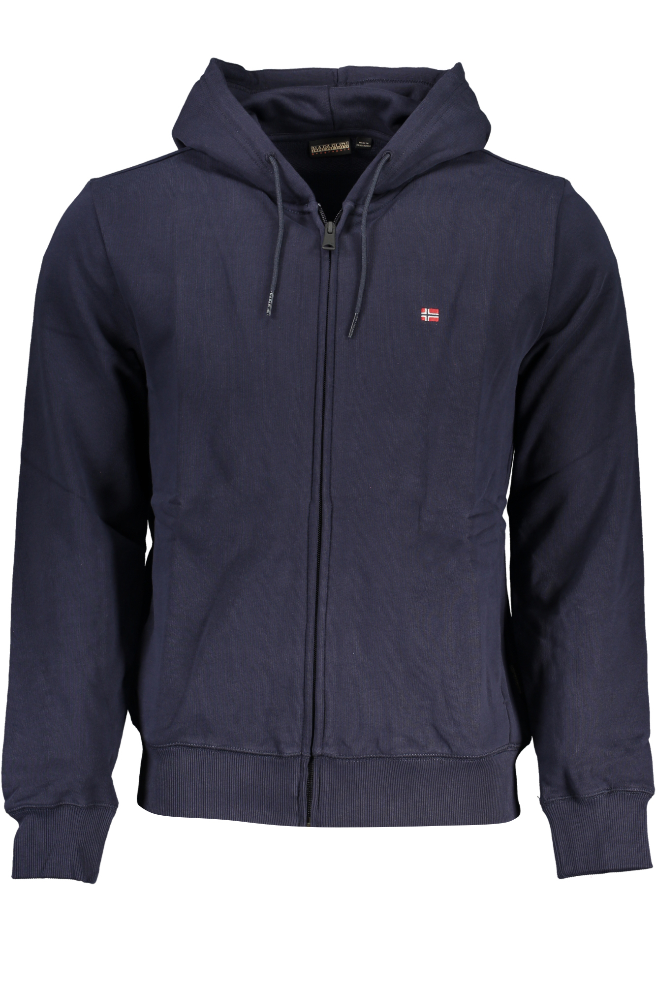 NAPAPIJRI FELPA CON ZIP UOMO BLU