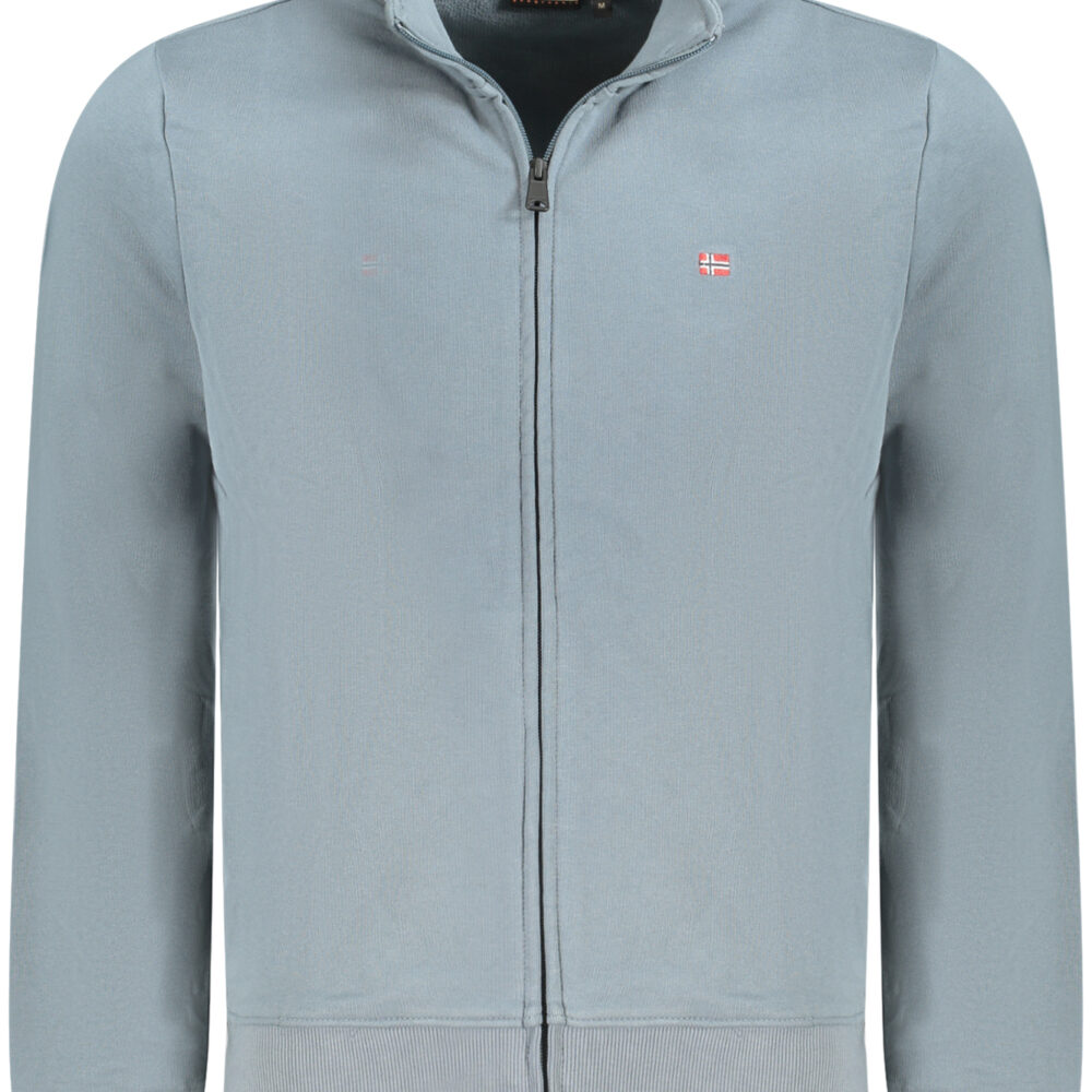 NAPAPIJRI FELPA CON ZIP UOMO GRIGIO