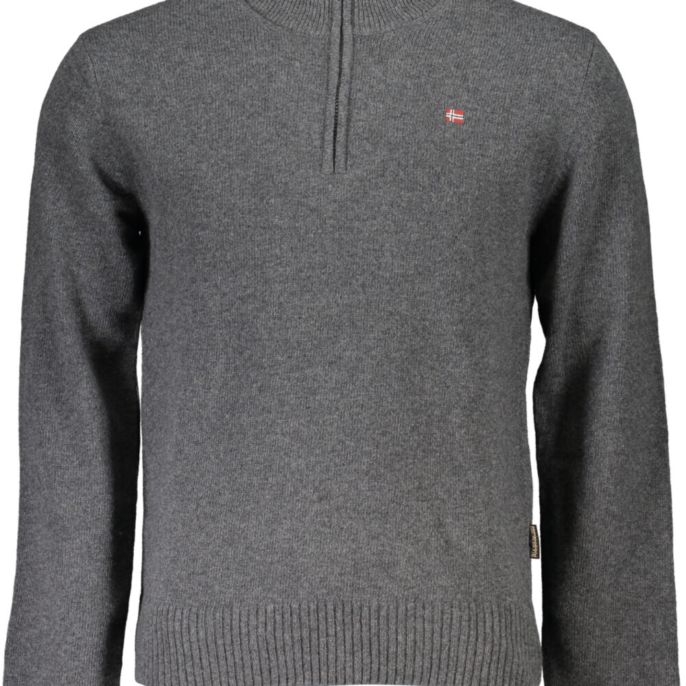NAPAPIJRI MAGLIONE UOMO GRIGIO