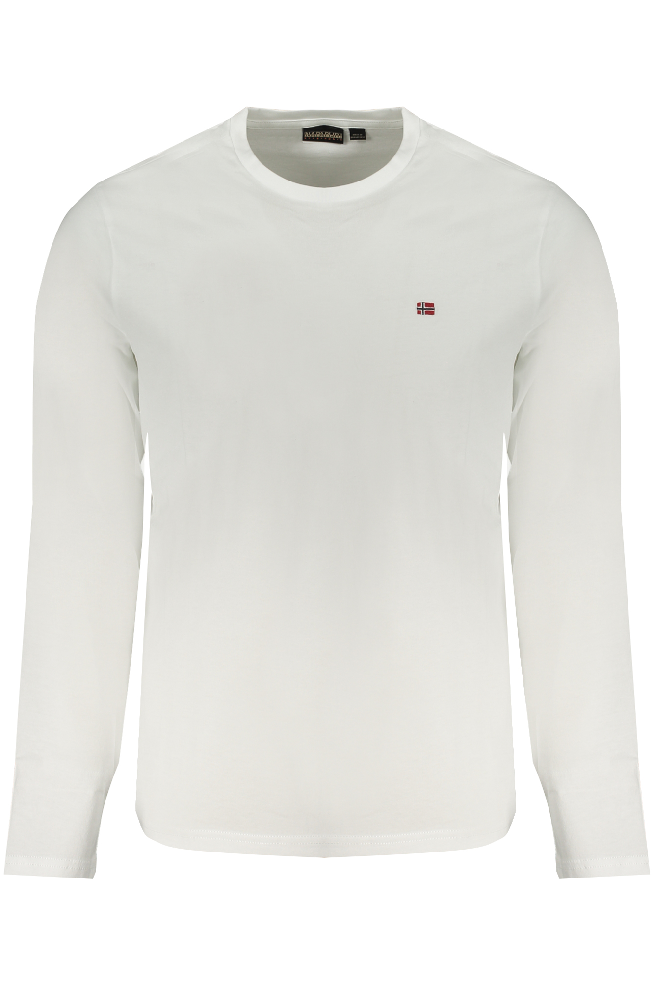 NAPAPIJRI T-SHIRT MANICHE LUNGHE UOMO BIANCO