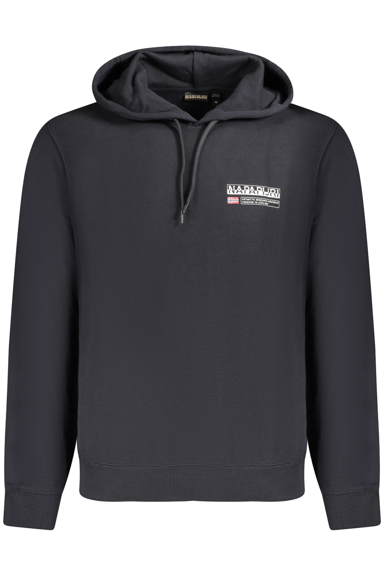 NAPAPIJRI FELPA SENZA ZIP UOMO NERO