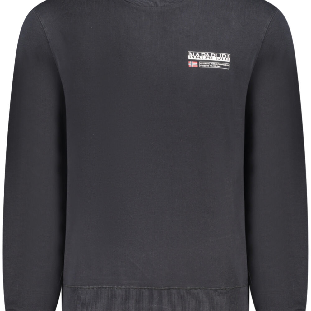 NAPAPIJRI FELPA SENZA ZIP UOMO NERO