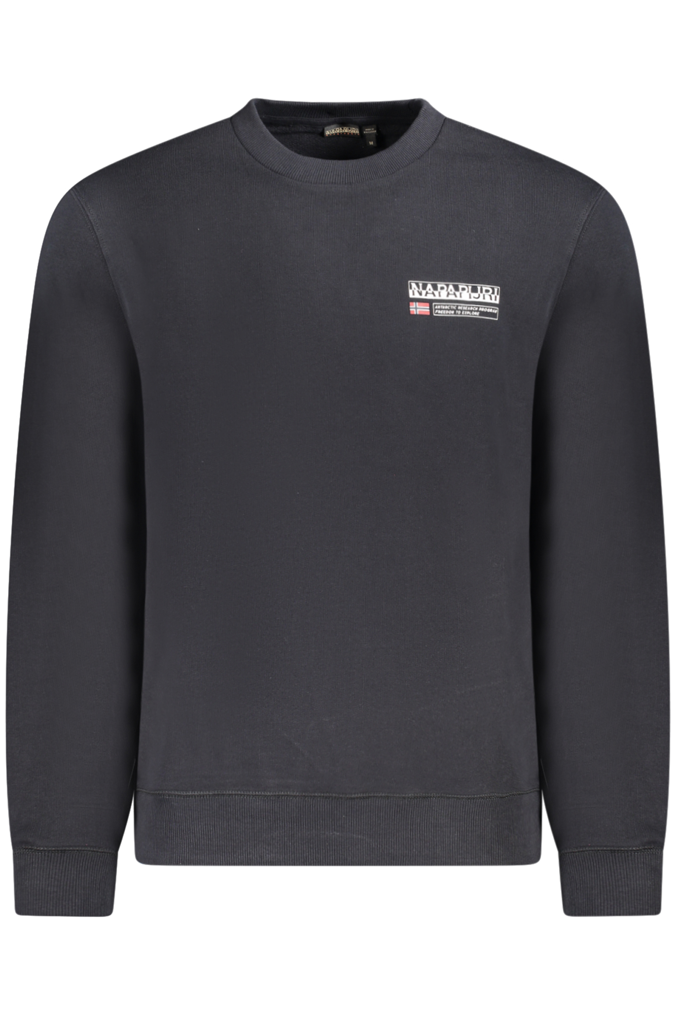 NAPAPIJRI FELPA SENZA ZIP UOMO NERO