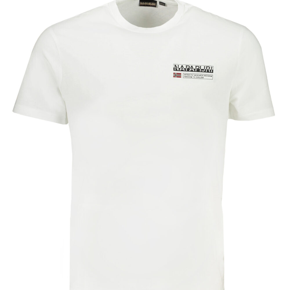 NAPAPIJRI T-SHIRT MANICHE CORTE UOMO BIANCO
