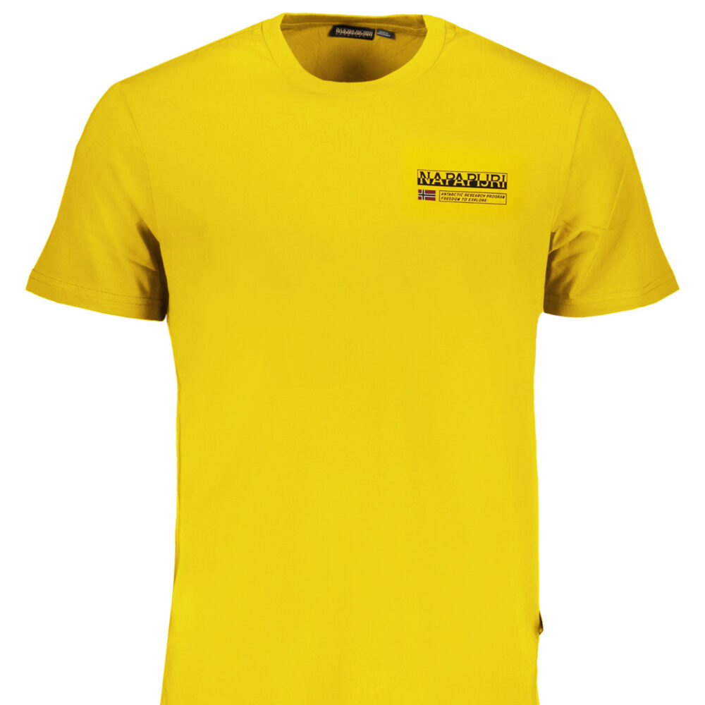 NAPAPIJRI T-SHIRT MANICHE CORTE UOMO GIALLO